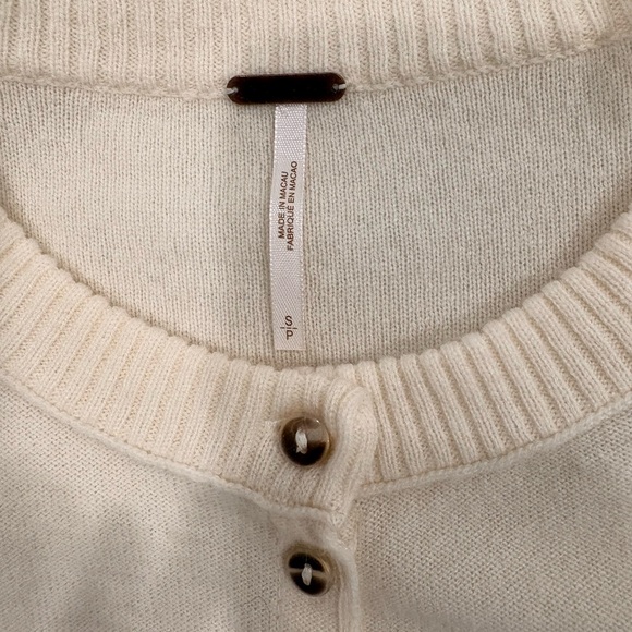 Free People Nocturnal Solid Cashmere Cardigan - Picture 6 of 6